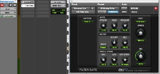 Figure 1 – Filter Gate in Pro Tools