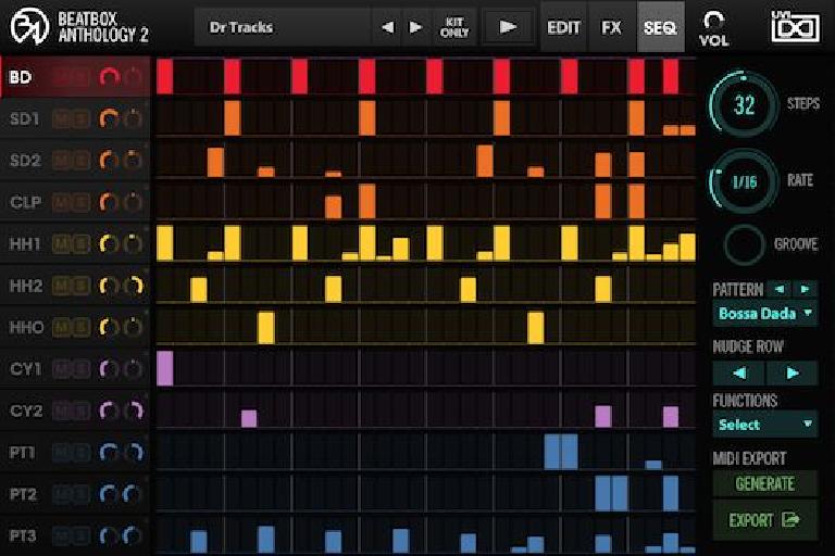 BeatBox Anthology 2 GUI Sequencer