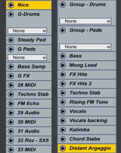 Which track names would you rather return to in 6 months time?