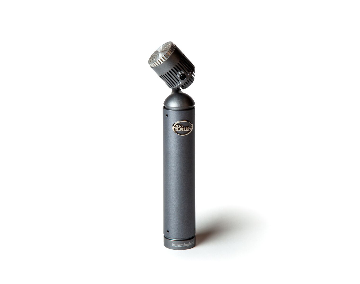 Blue Microphones Hummingbird Front: The capsule rotates 180 degrees for flexibility in mic placement.