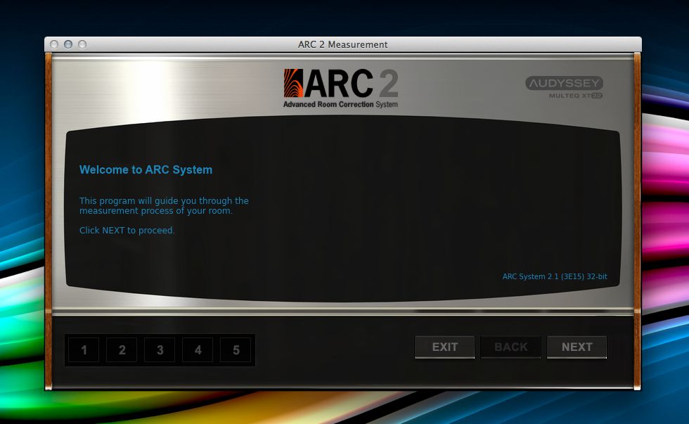 The ARC2 measurement app.