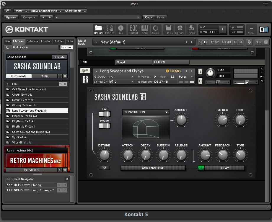 There are some impressive tweaks on offer in the effects section