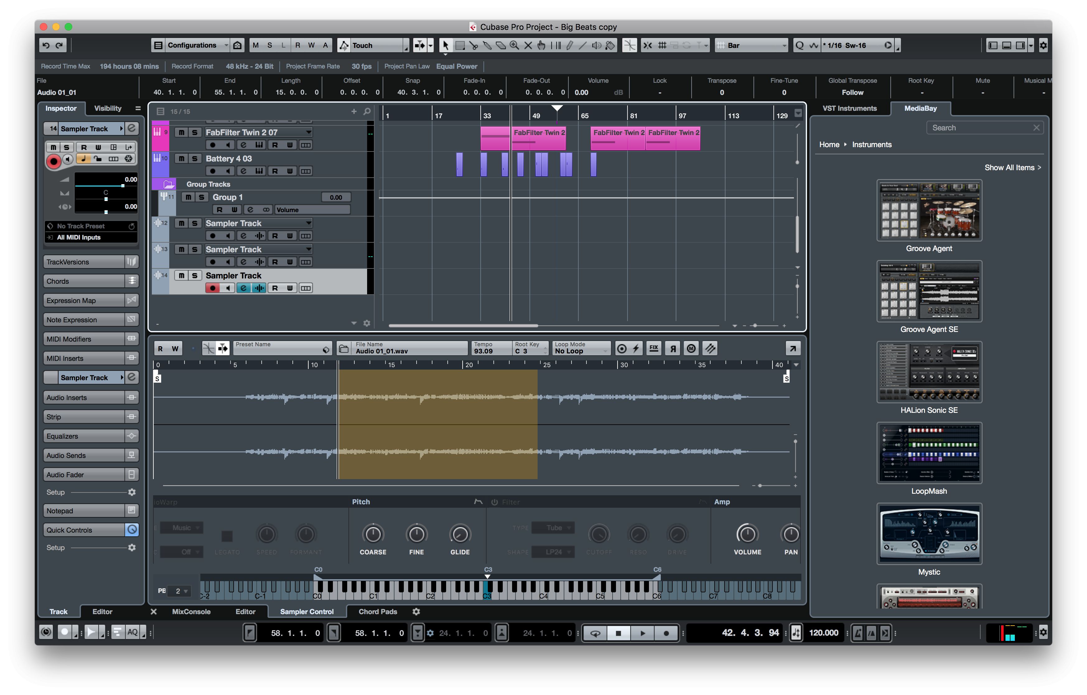 how to use sampler track cubase 9 pro