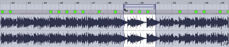 Start and end loop points