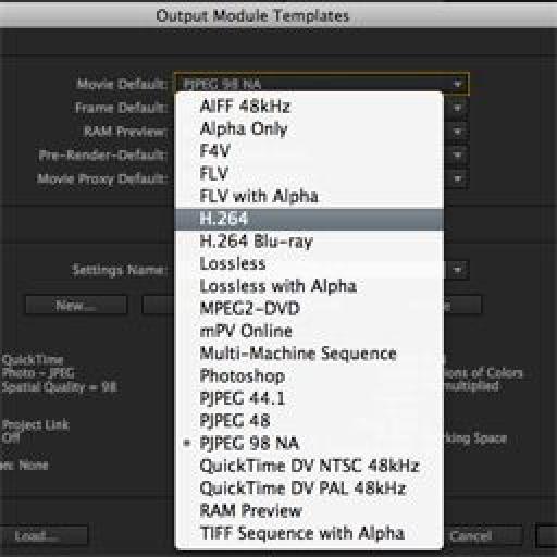 After Effects: Output and Export Options