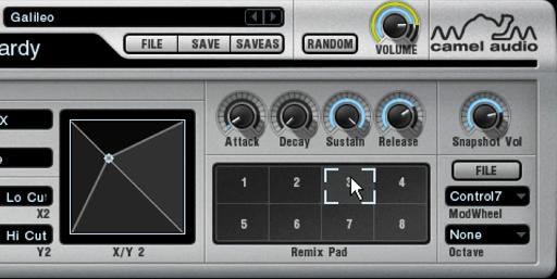 ... and here's what the Remix Pads in Camel Audio's Alchemy looked like.