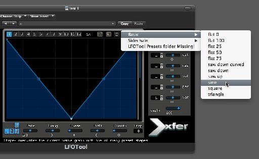 LFO shapes