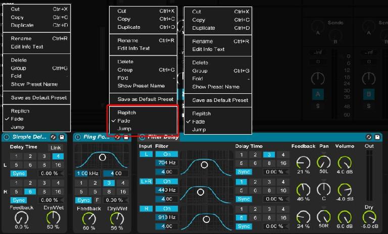 delay modes