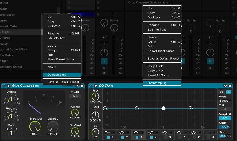 Glue Compressor oversampling