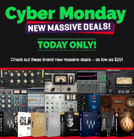 Waves Audio Cyber Monday Deal