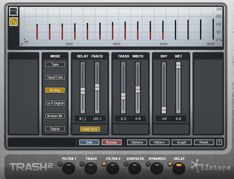 izotope trash 2 multiband waveshaping distortion plug-in