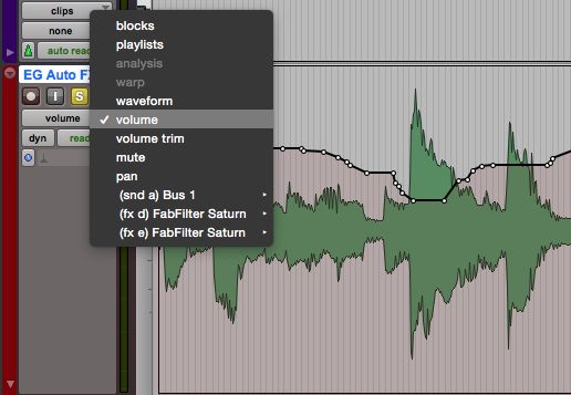 Fig 2 Automation types / display options