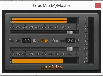 loudmax relative gain settings