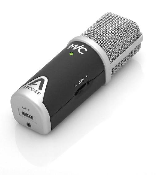 MiC is a beautiful microphone: compact, solid, sexy and yet very practical!