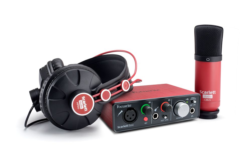 Scarlett Solo Studio Pack: Everything You Need to Start Recording