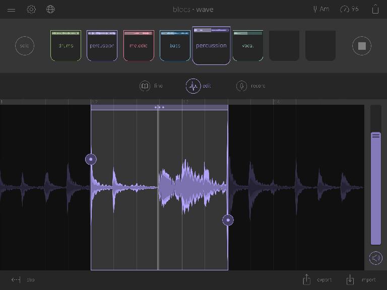 Edit the waveform to alter timing