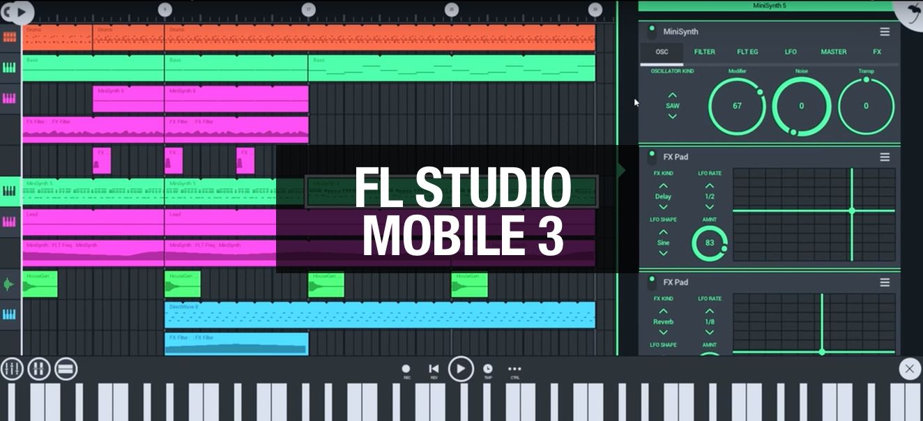 FL Studio Mobile 2  Getting Started (now replaced by FL Mobile 3