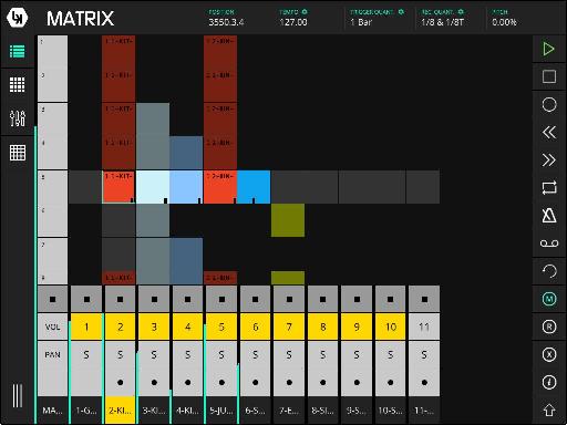 Control Live sets in detail