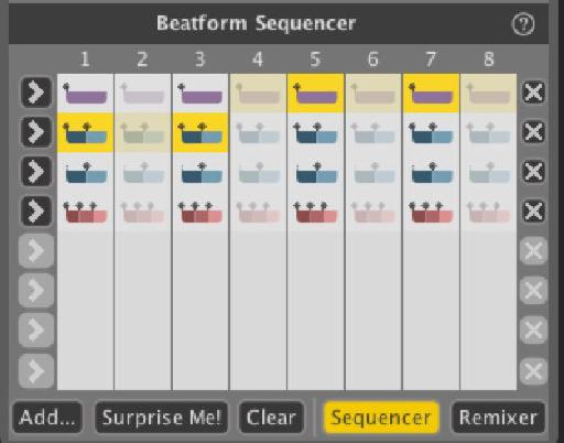 The Beatform Sequencer makes it quicker than ever to create note fills and flourishes.