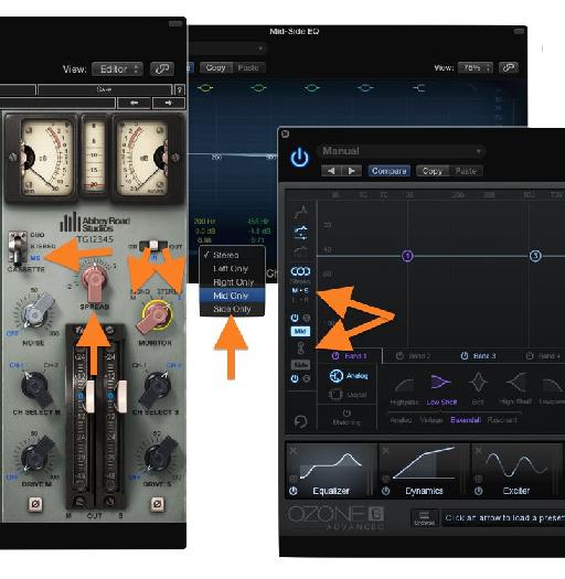 Fig 1 Some plug-ins that offer M-S processing.