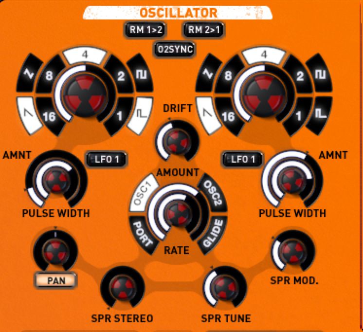 Oscillator section