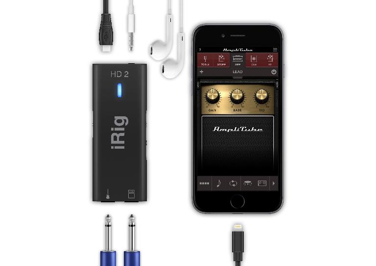 The iRig HD 2 can connect with any recent iPad, iPhone or computer.