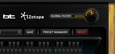 The Global Filter can be controlled nicely with the pitch wheel