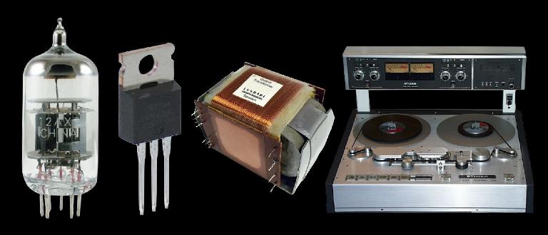 The four “T’s: Tubes, Transistors, Transformers, and Tape