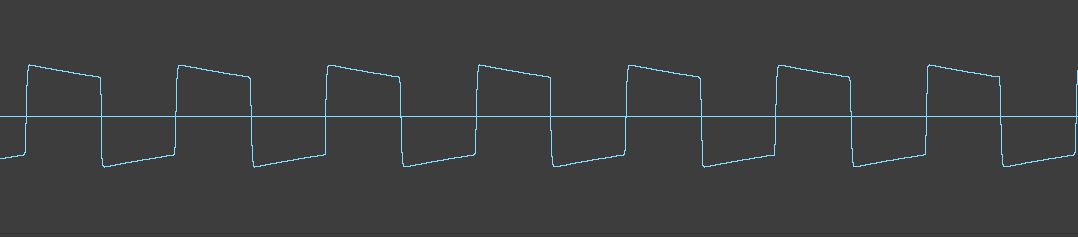 Square waveform from the MS-20:Legacy Plugin