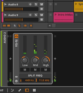 bitwig studio 2 eq 5 vs ableton eq 8