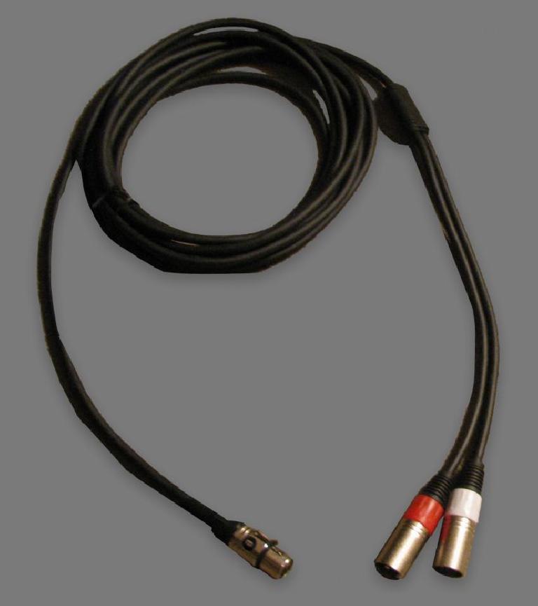 The breakout cable for the dual-output Duo & Quadro