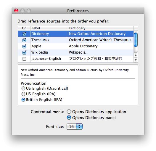 change word for mac dictionary to english uk