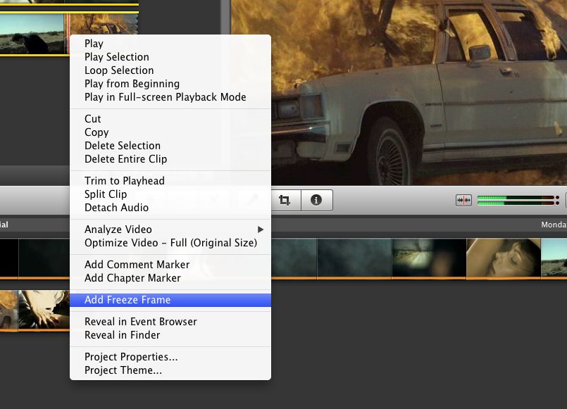 How to copy imovie project file