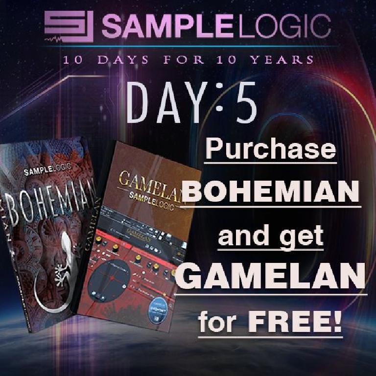 Sample Logic Gamelan and Bohemian sale