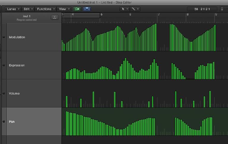 Multiple CC Lanes in Step Editor