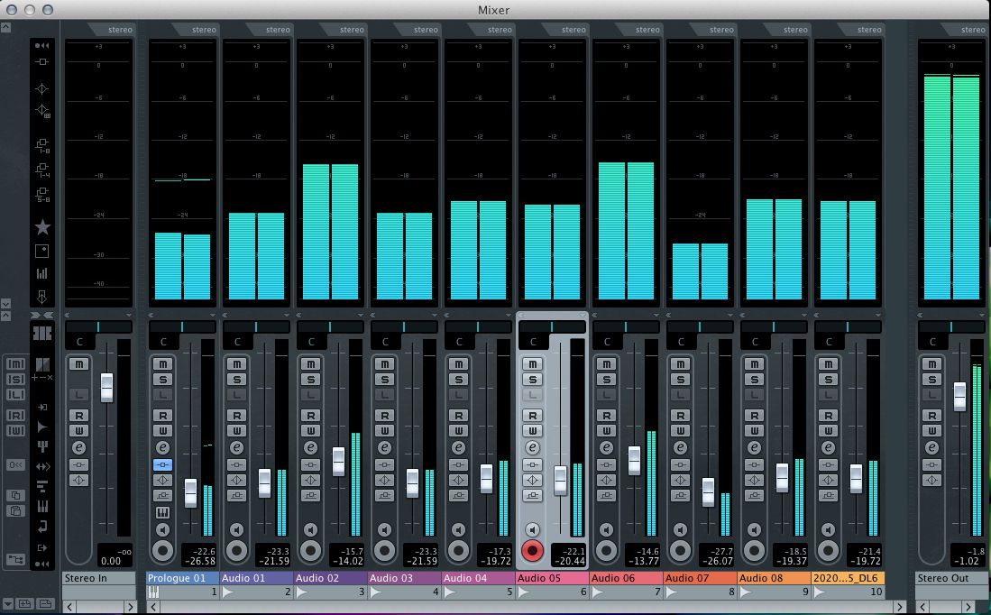 mixing in cubase 5