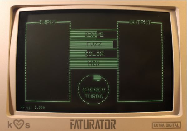 Faturator's interface: Simple but effective !
