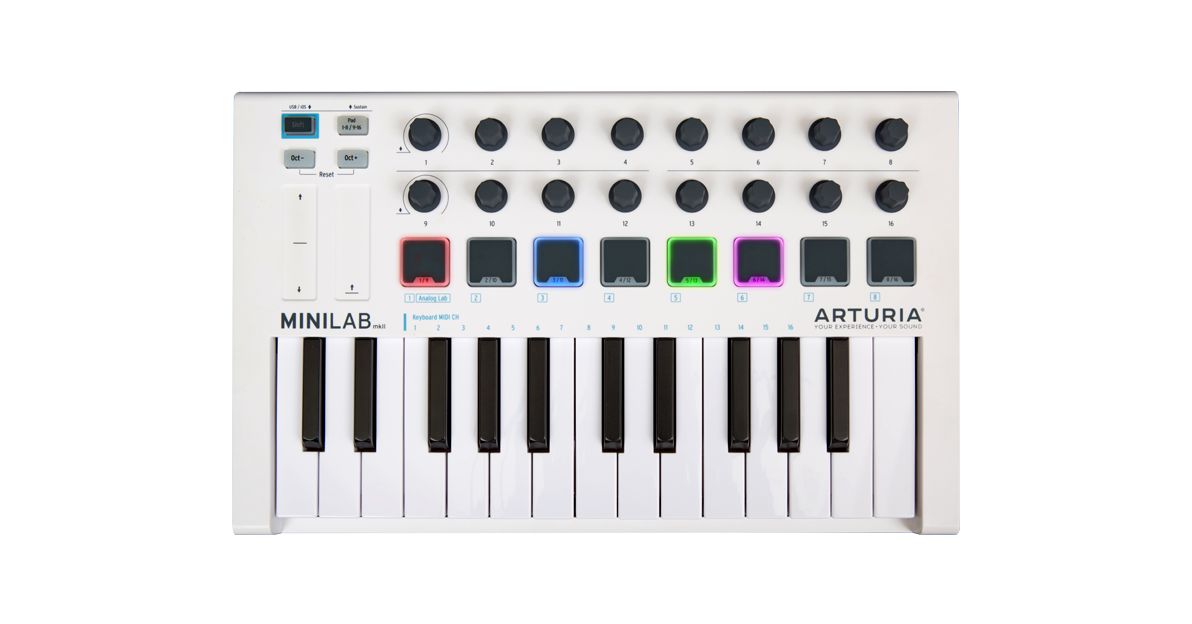 arturia minilab mk2 ableton mapping