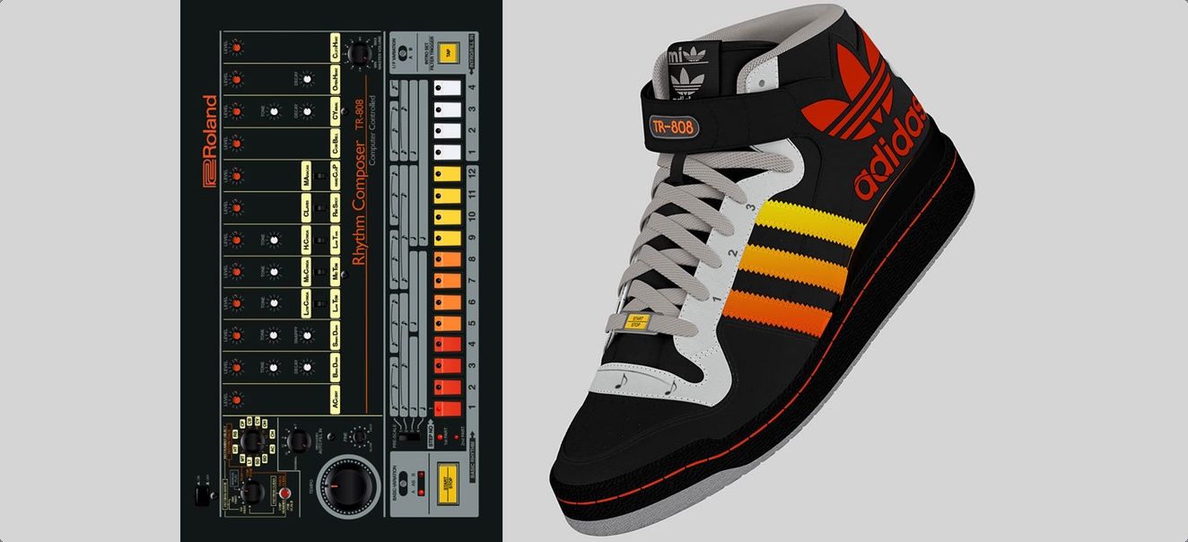 These Adidas Roland TR-808 Shoes Look 