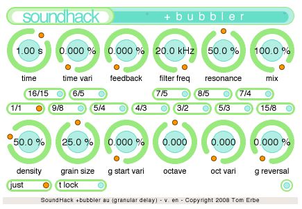 Soundhack: more bubbles than Alizé?