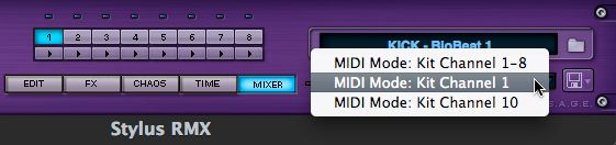 The 3 MIDI modes