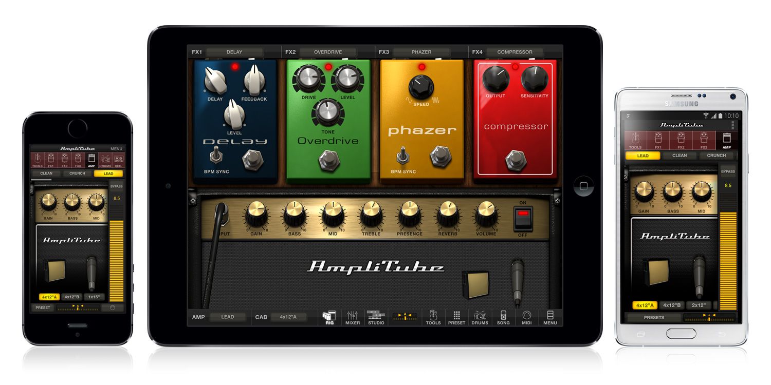 The iRig works with just about any guitar app you can find, including IK's own AmpliTube.