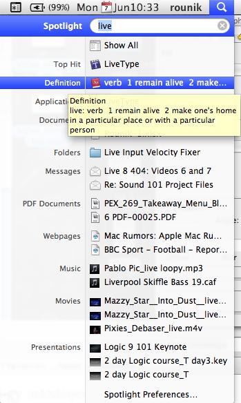 get synonyms for mac pages