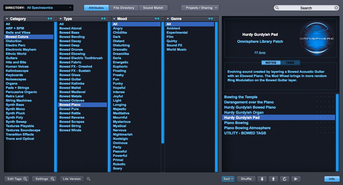 is omnisphere 1 vs 2