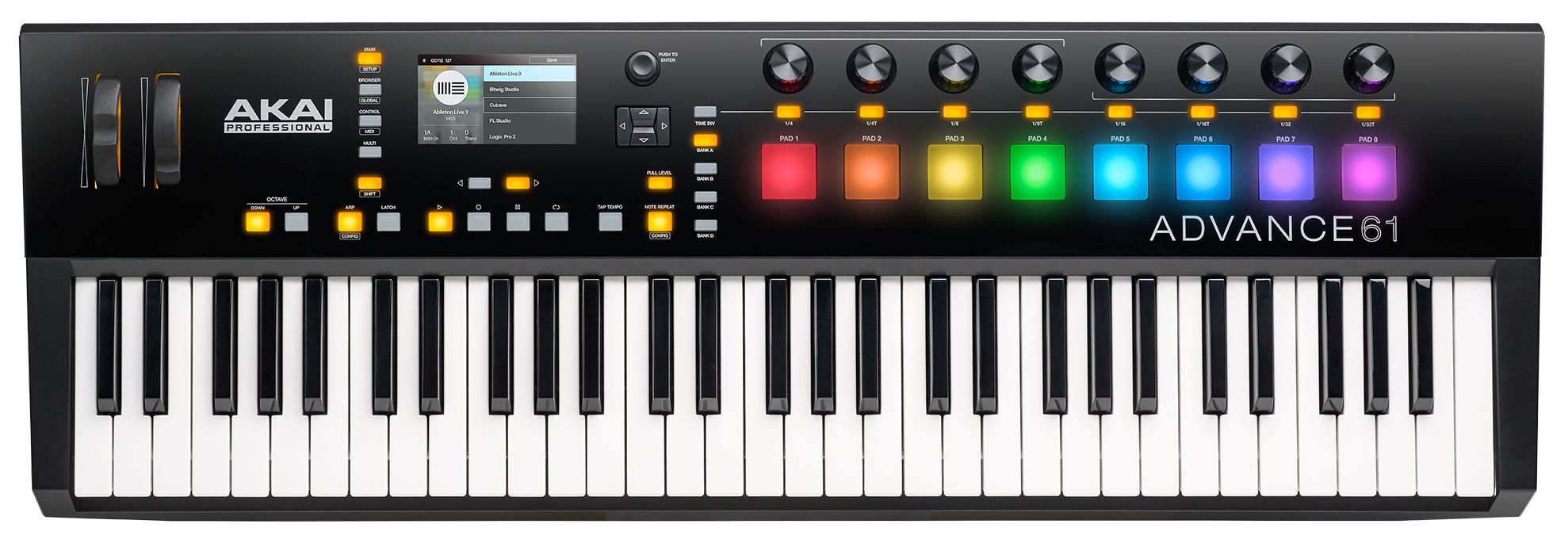 And finally we have the Akai Pro Advance 61.