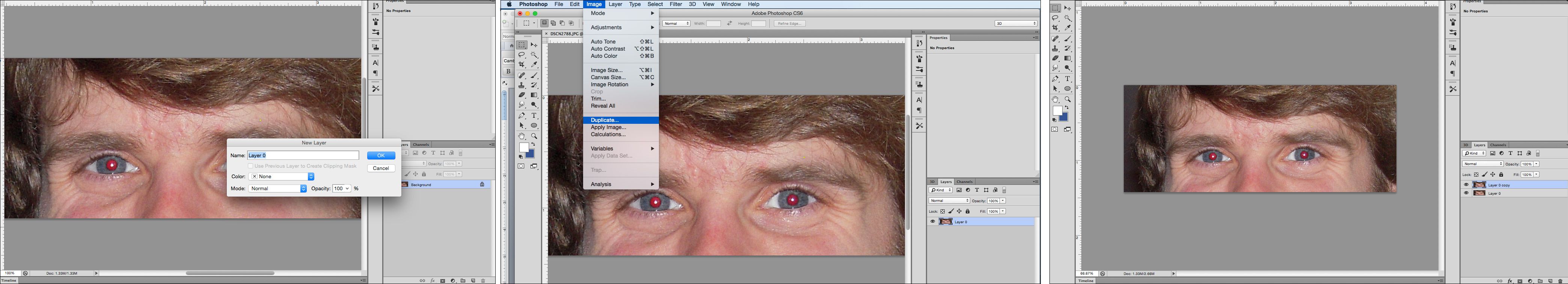 fixing red eye in photoshop 5.5