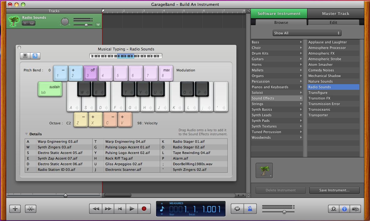 garageband instruments file location