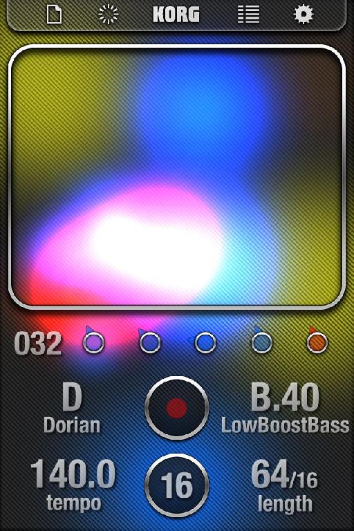 iKaossilator on iPhone