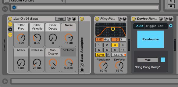 Randomizing Effects and Devices with the Max For Live Device Randomize