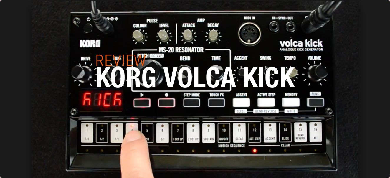 KORG volca drum - Features 